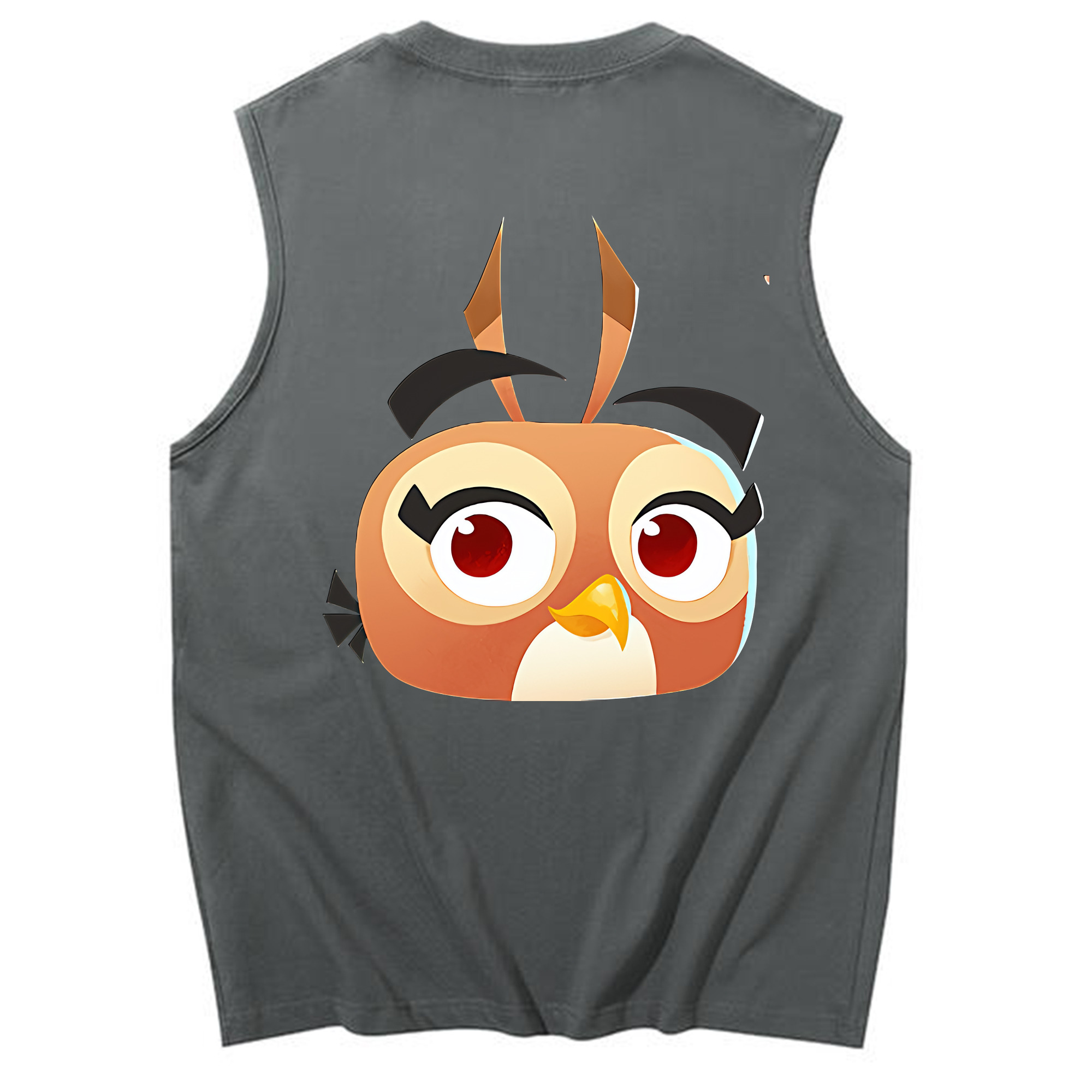 （画像用） Angry Birds アングリーバード コットン100％タンクトップ（背面プリント）